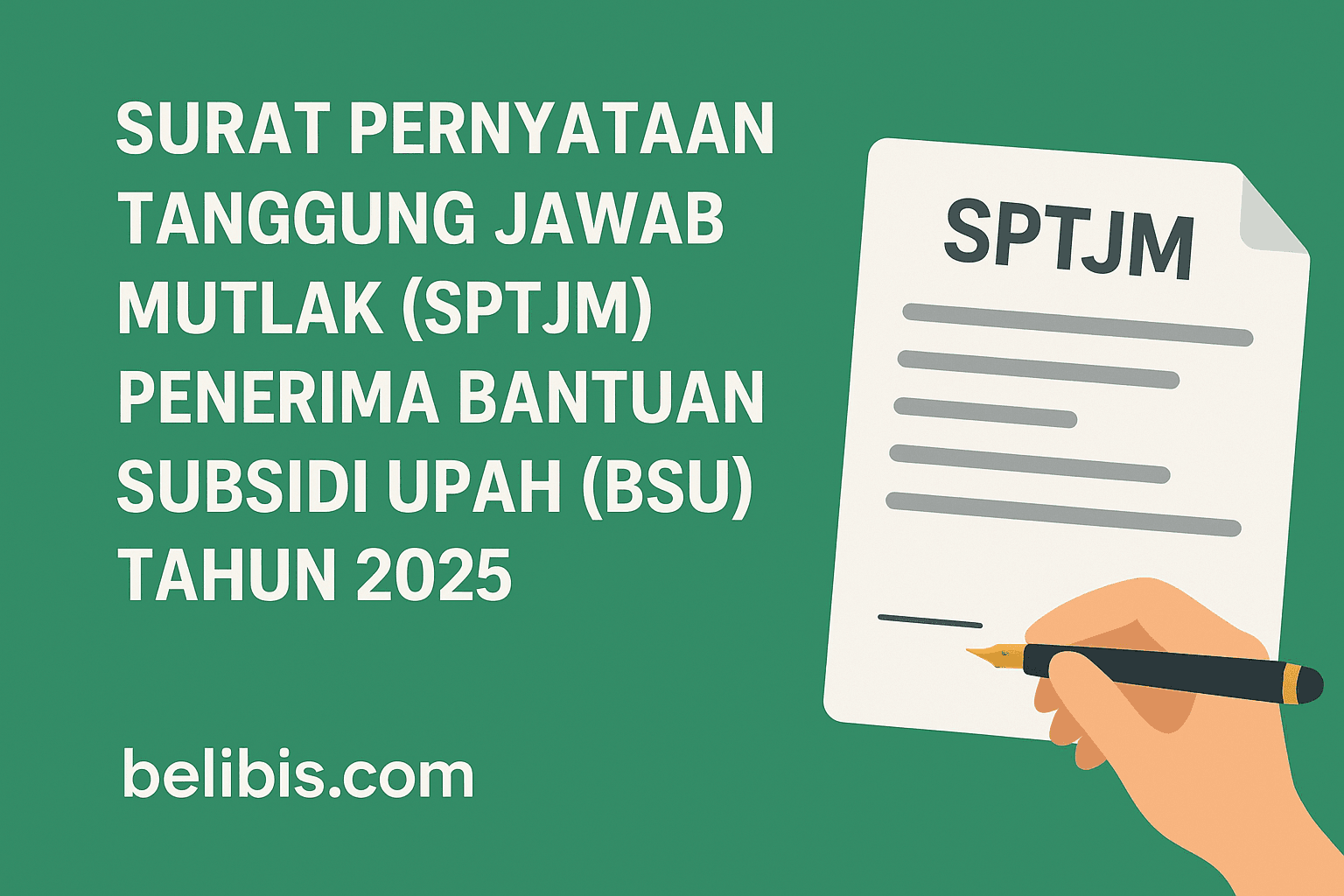 Download SPTJM BSU Kemenag 2025 Guru Non PNS Link Doc Contoh PDF Download SPTJM BSU Kemenag 2025