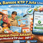 Cek Bansos KTP 7 Juta Lewat HP 2025, Ini Cara Resmi dan Lengkapnya cek bansos ktp 7 juta lewat hp