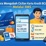 cara mengubah cicilan kartu kredit bca melalui sms