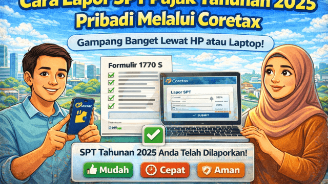 cara lapor spt pajak tahunan 2025 pribadi melalui cortex