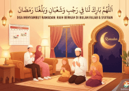 Allahumma Bariklana Fi Rajab Wa Sya Ban Wa Ballighna Ramadhan