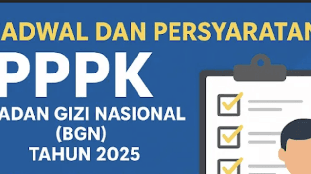 Rekrutmen PPPK BGN 2025 Tahap 2
