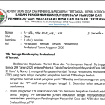 Daftar Pengadaan Kembali TPP Pendamping Desa 2026